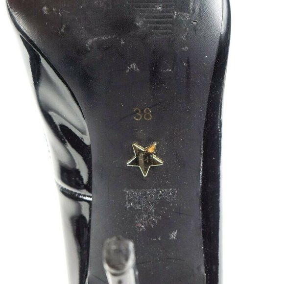 Kurt Geiger Heels KG Black Patent Leather Pointed Toe 38 - US 8 - Picture 8 of 10